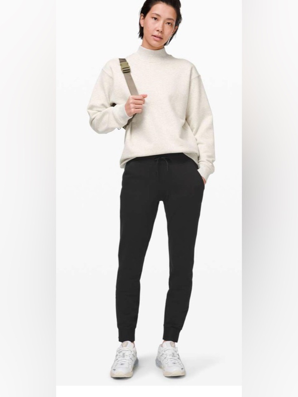 lululemon ready to fleece Jogger 28" Black